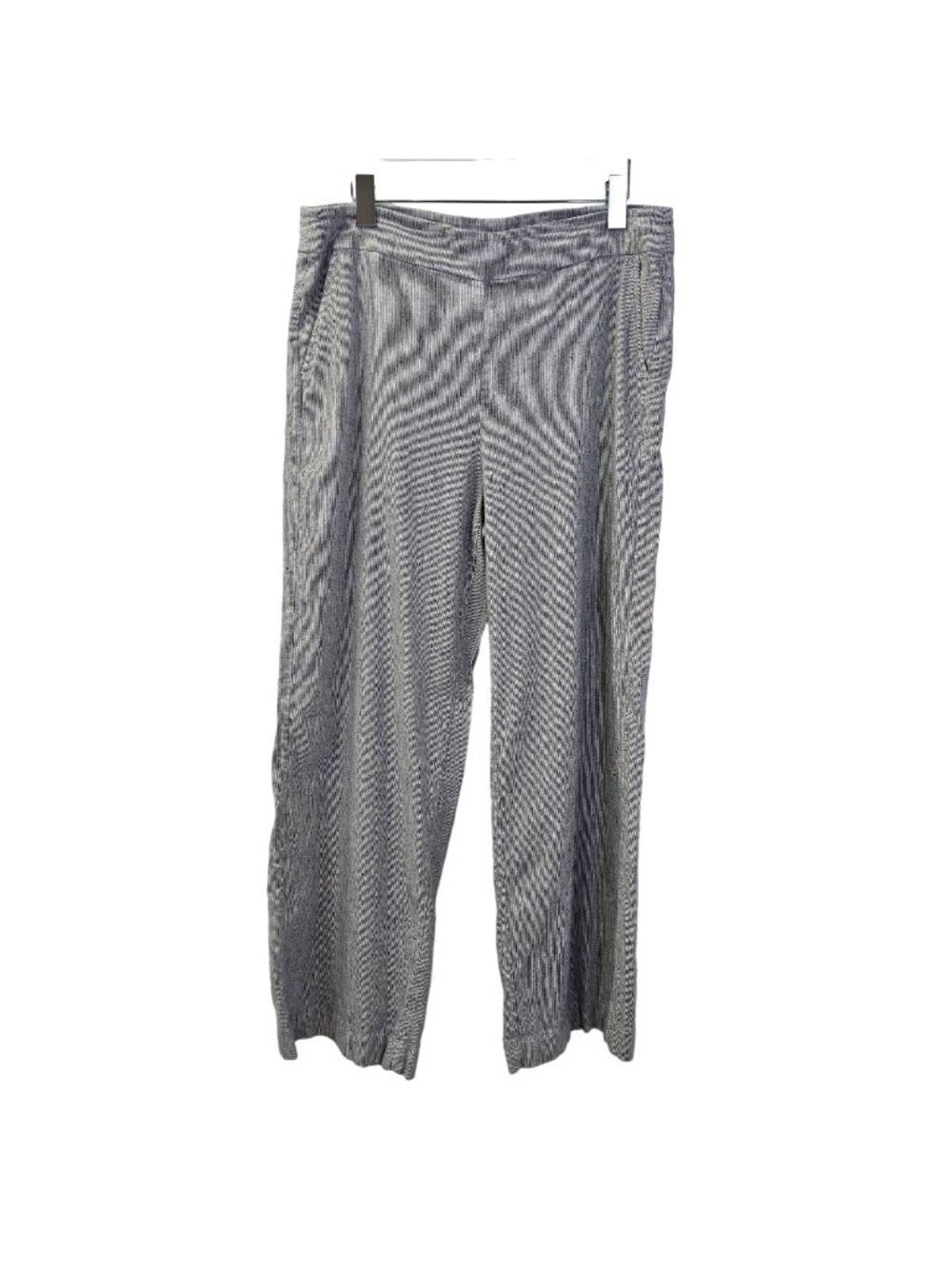 Chico's Linen Blend Striped Wide Leg Pants Size Chico's 1.5/Medium